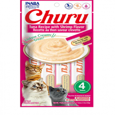 Snack Para Gato Churu Tuna with Shrimp Flavor